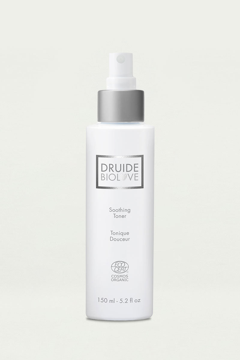 Druide Biolove Organic Witch Hazel Toner for Sensitive Skin, (150 ml, 5.2 fl. oz.) Ecocert certified organic facial toner soothes redness, hydrates naturally.