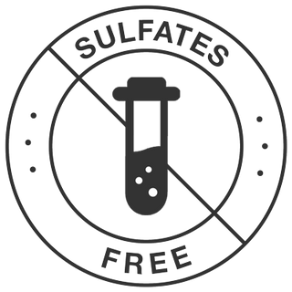 Icon for sulfates free symbol