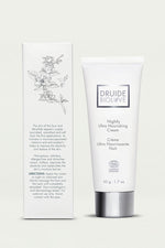 Druide Biolove Nightly Ultra Nourishing Cream, Ecocert certified organic, 50 gram tube is shown with its box.