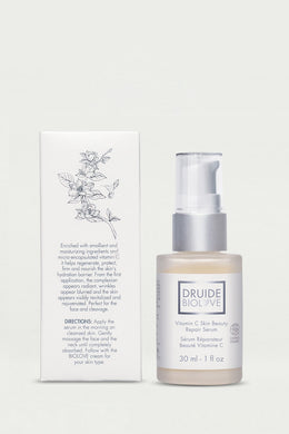 Druide Biolove Organic Vitamin C Serum for sensitive skin bottle with its packaging.