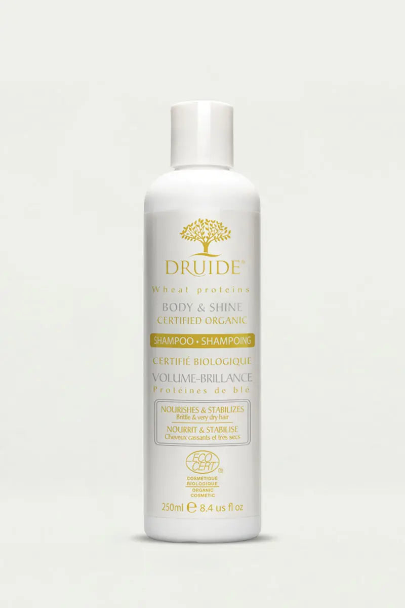 Druide Body and Shine Shampoo for Dry Scalp - Soothes & nourishes.