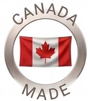 Canada made icon with canadian flag